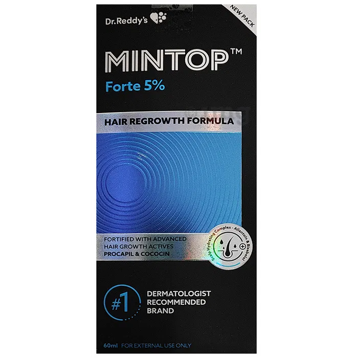 Mintop Forte 5 (Hair Restore Formula) - 60ml - Caresupp.in