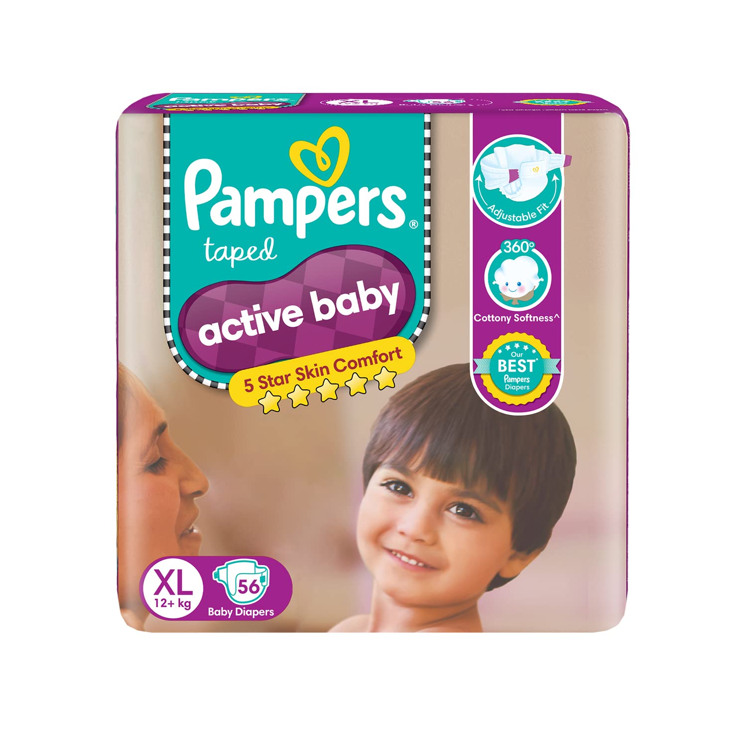 Pampers diapers store xl 56 pieces