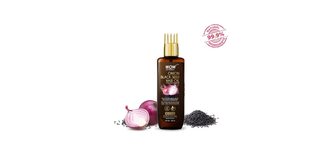 Nourish and Strengthen Your Hair with WOW Skin Science Onion Black Seed Hair Oil: A Review.