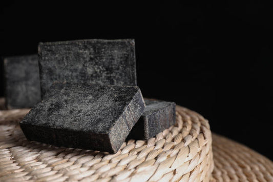 Khadi Natural Herbal Handmade Activated Charcoal Soap - Unveil Radiant Skin with Natural Detox