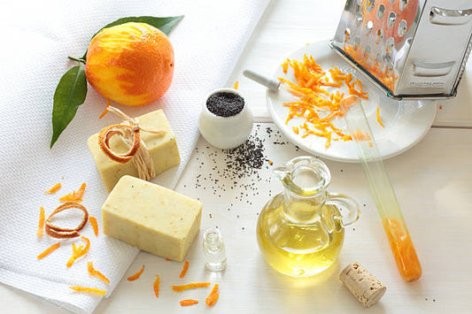 Immerse Yourself in Citrus Bliss with Khadi Natural Herbal Handmade Orange Soap with Essential Oil