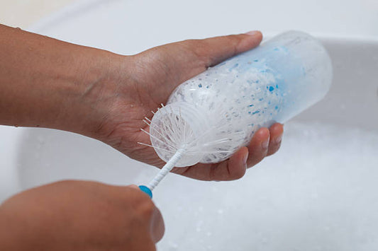 Mee Mee Bottle & Nipple Cleaning Brush (with 360-degree Rotary Handle)