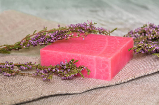 Experience Floral Elegance with KHADI NATURAL Herbal Rosewater Handmade Soap