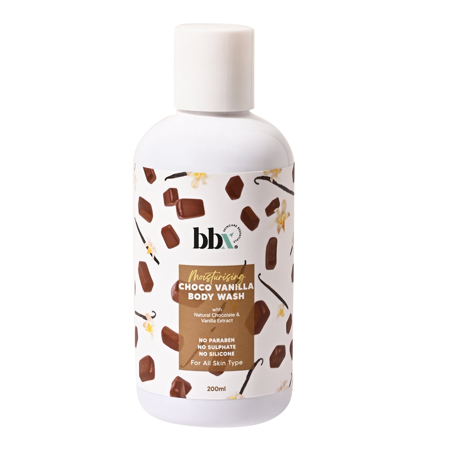 BBX Skincare Chocolate & Vanilla Extract Bodywash for Soft Skin & Supple Skin