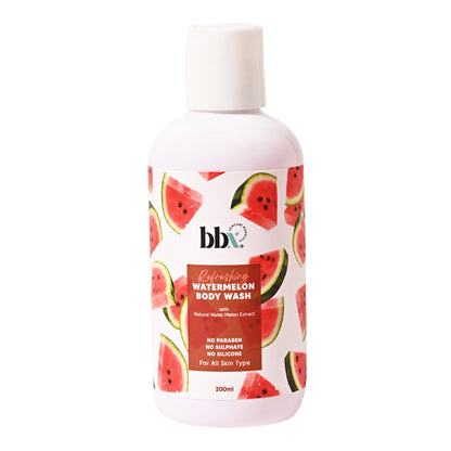 BBX Skincare Hydrating Watermelon Extract Bodywash for Nourished Skin