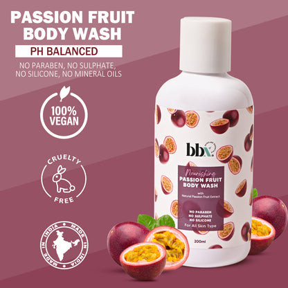 BBX Skincare Passion Fruit Extracted Body Wash for Dullness and Dryness Skin