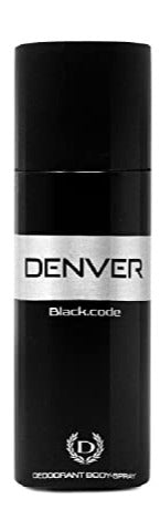 DENVER Black Code Deodorant For Men -150ML