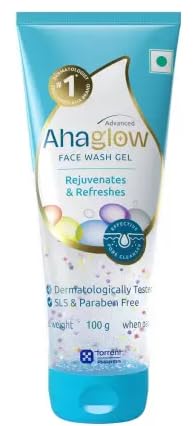 Ahaglow Advanced Skin Rejuvenating Face Wash - SLS & Paraben-Free - 100gm