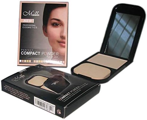 Menow pure black compact powder color 6