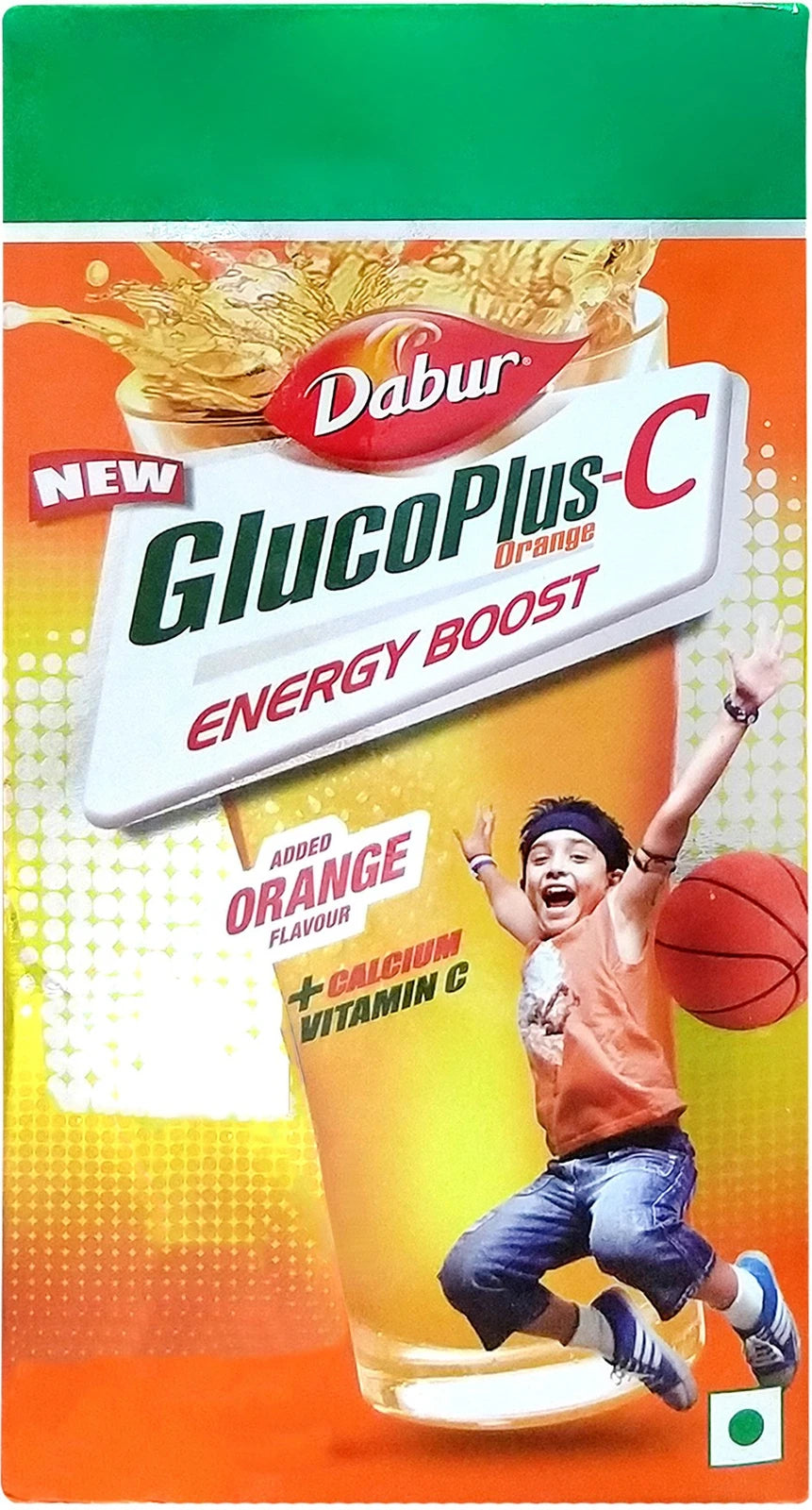 Dabur GlucoPlus-C Orange Energy Boost 450g – Buy 1 Get 1 Free - Caresupp.in