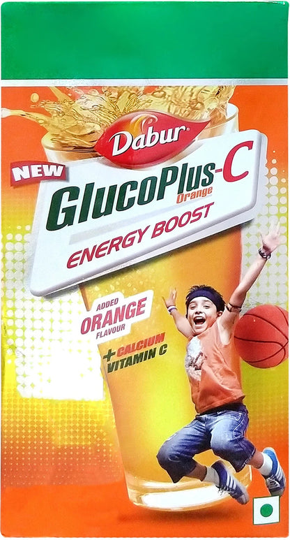 Dabur GlucoPlus-C Orange Energy Boost 450g – Buy 1 Get 1 Free - Caresupp.in
