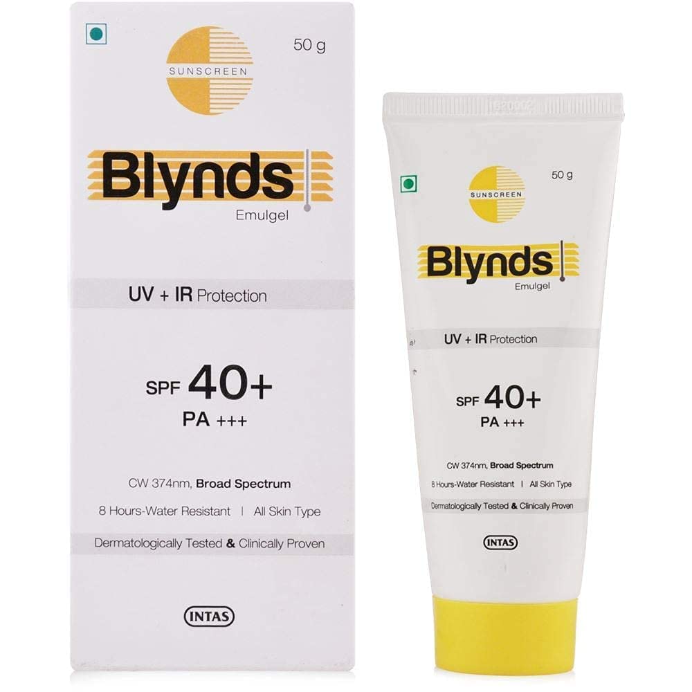 Blynds Emulgel SPF 40+ & PA+++ Sunscreen Gel - 50gm