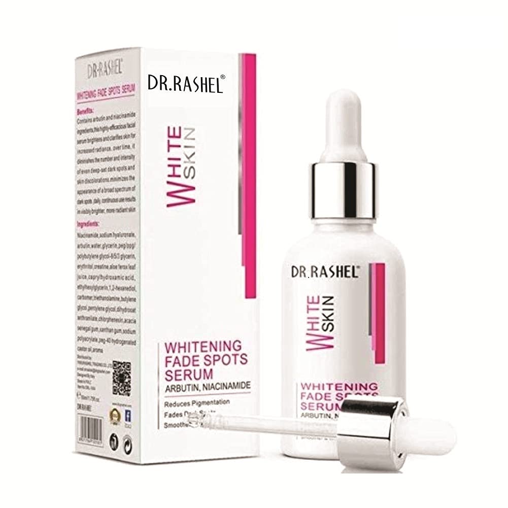 DR.RASHEL WHITE SKIN Whitening Fade Spots Serum - Fades Dark Spots, Smoother & Whiter Skin - 30ml