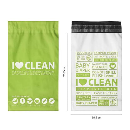 BodyGuard Love Clean Diaper Disposal Bags - 45-Pack: Eco-Friendly and Convenient