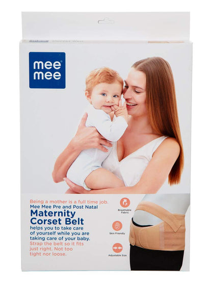 Mee Mee Pre and Post Natal Maternity Corset Belt MM-3300 E - (Size L-39)