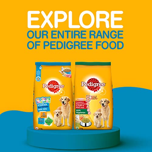 Pedigree Vegan Dry Dog Food, 3 Kg: Complete Nourishment for Puppies and Adult Dogs - Wholesome Plant-Based Nutrition