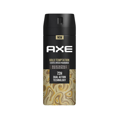 Axe Gold Temptation Long Lasting Deodorant Bodyspray For Men 150 ml  [Product Information & Review]