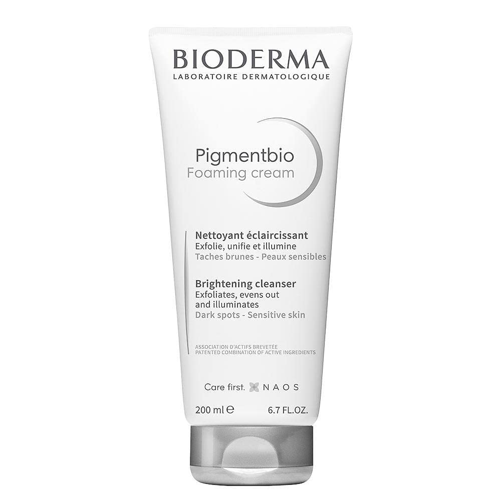 Bioderma Pigmentbio Foaming Cream - Brightening Exfoliating Cleanser For Dark Spots, Sensitive Skin - 200ml  [Product Information & Review]