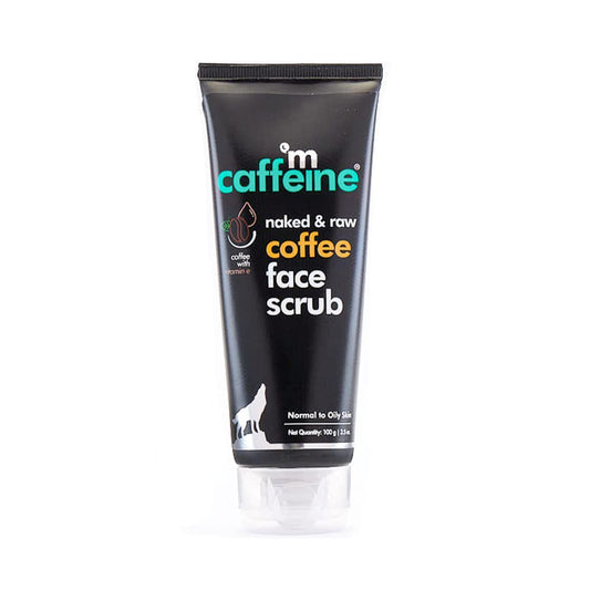 MCaffeine Espresso Coffee & Walnut Face Scrub for Deep Exfoliation, Blackheads & Soft-Smooth Skin - 100gm
