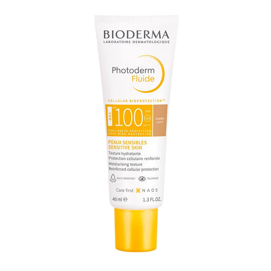 Bioderma Photoderm Max Aquafluide Cellular Bioprotection SPF 100+ Claire - UVA Protection - 40ml  [Product Information & Review]