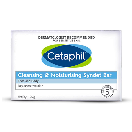 Cetaphil Cleansing & Moisturising Syndet Bar - 75gm