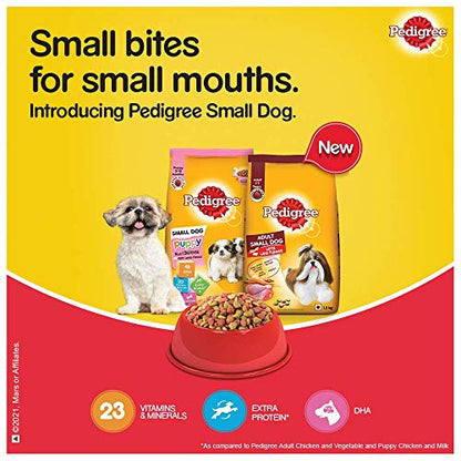 Pedigree Puppy Dry Dog Food with Chicken & Milk Flavor - 15kg Packaging