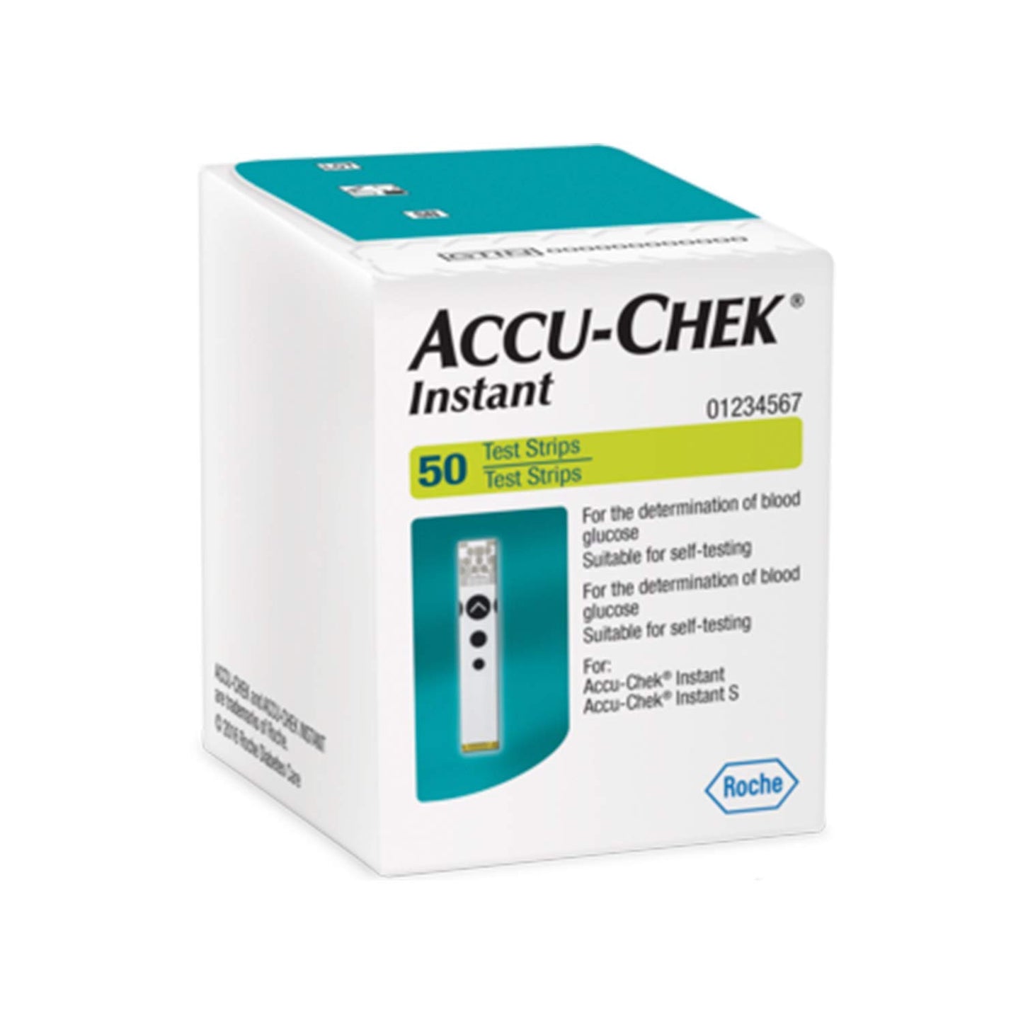 Medicine Name - Accu-Chek Instant Strip-1*50It contains - Instant Strips Its packaging is -Box of 50 Strip