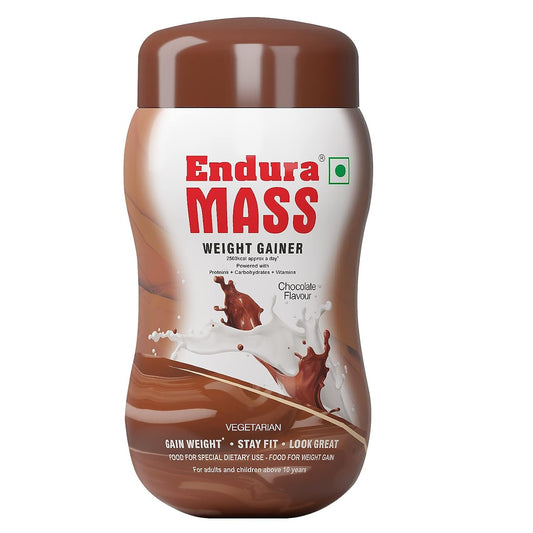 Endura Mass Weight Gainer Chocolate Protein Powder - 500gm