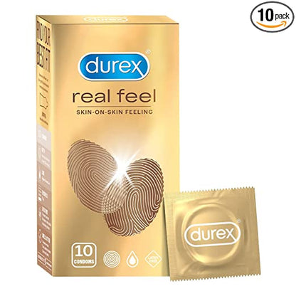 Durex Real Feel Condoms for Men - (10 Pieces), Durex Real Feel Condoms for Men ,condom