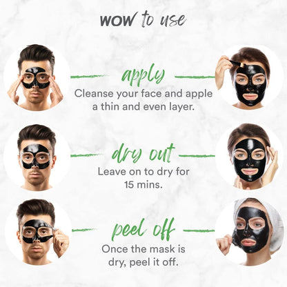 WOW Skin Science Activated Charcoal Face Mask - 200ml