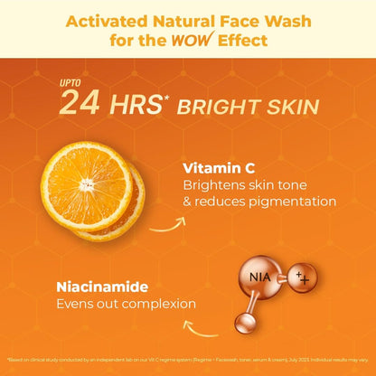 WOW Skin Science Brighitening Vitamin C Face Wash - 100ml