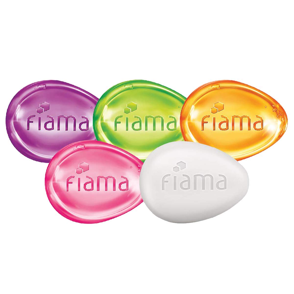 Fiama Gel Bar Celebration Pack : 5 Luxurious Variants with Unique Ingredients Soap - 125gm (Buy 4 Get 1 Free)