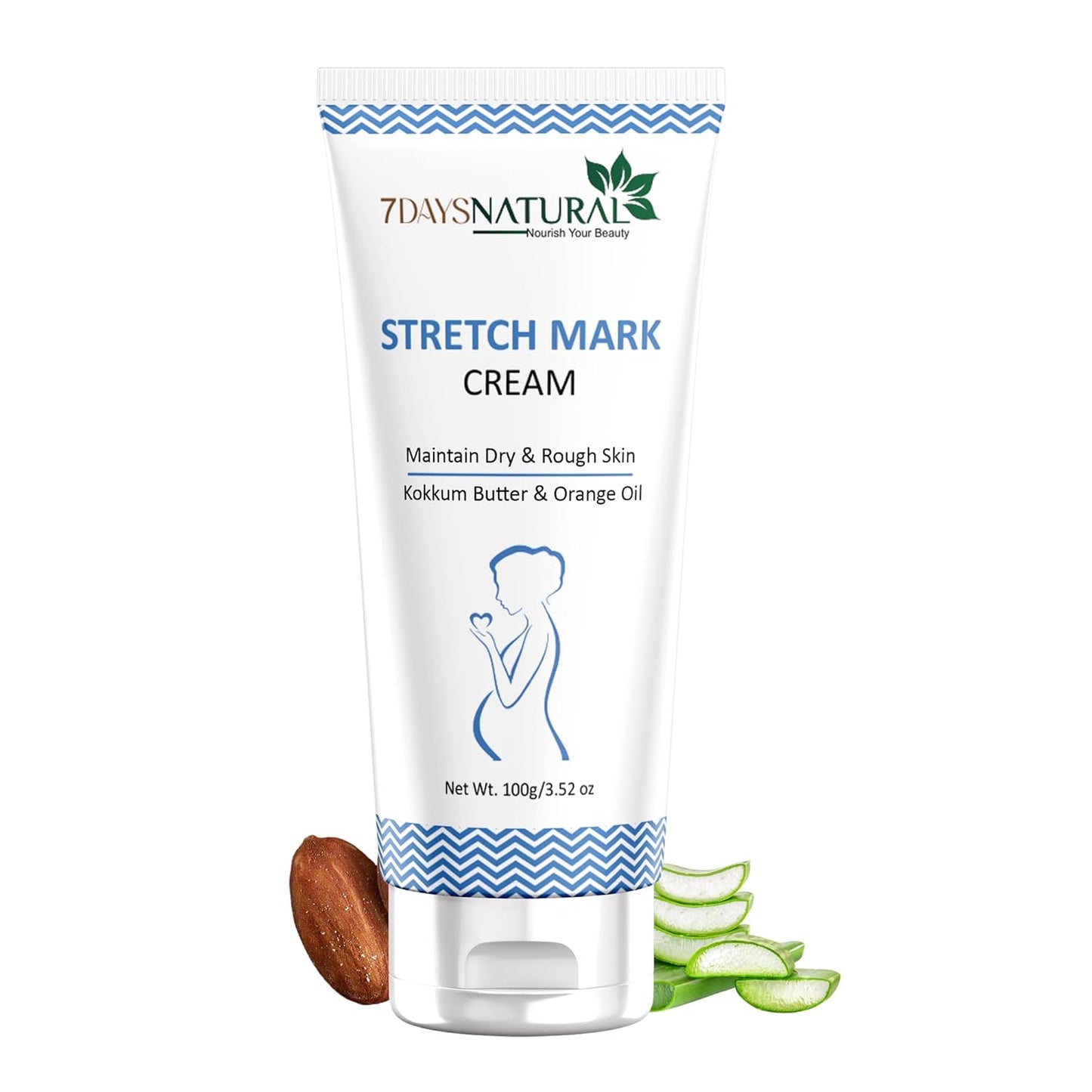 7 Days Stretch Marks Cream for Reducing Stretch Marks & Scars During Pregnancy  (100gm)  [Product Information & Review]