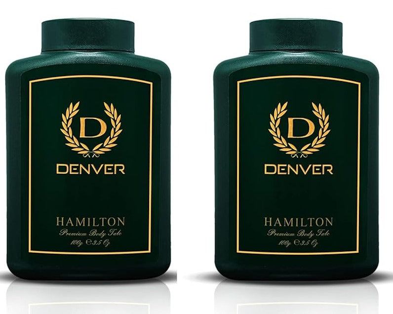 buy online DENVER Hamilton Premium Body Talc- 100GM ( Pack of 2) at the best price in india 