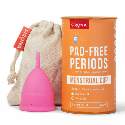 Sirona Reusable Menstrual Cup for Women Medium - 1 Cup