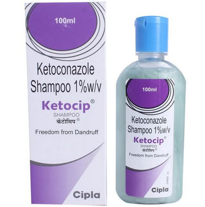 Buy Online Ketocip Shampoo for Freedom From Dandruff - 100ml at best price in India