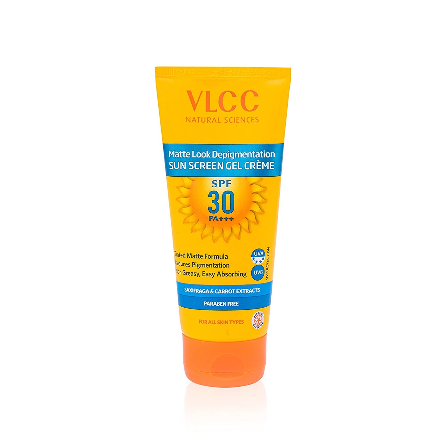 VLCC Matte Look Sunscreen Gel Crème SPF 30 PA+++, Reduces Pigmentation, Non-Greasy, Easy Absorbing = 50gm