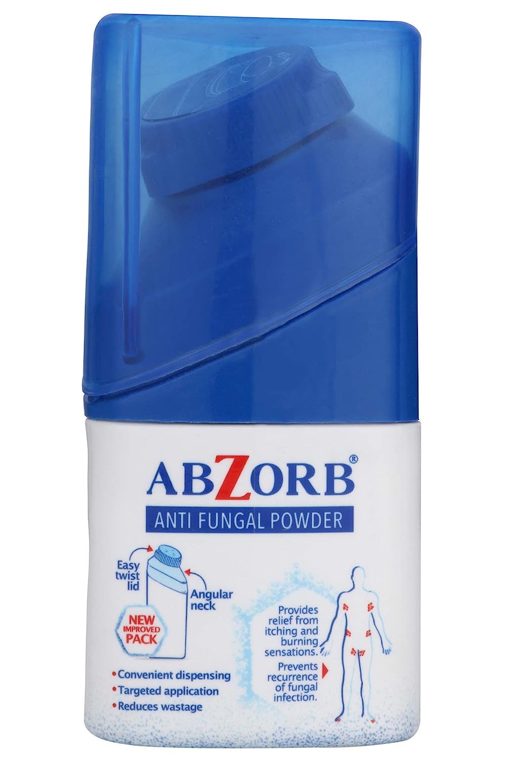 Medicine Name - Abzorb Anti Fungal Dusting PowderIt contains - Clotrimazole (1% w/w) Its packaging is -50gm Dusting Powder in a bottle