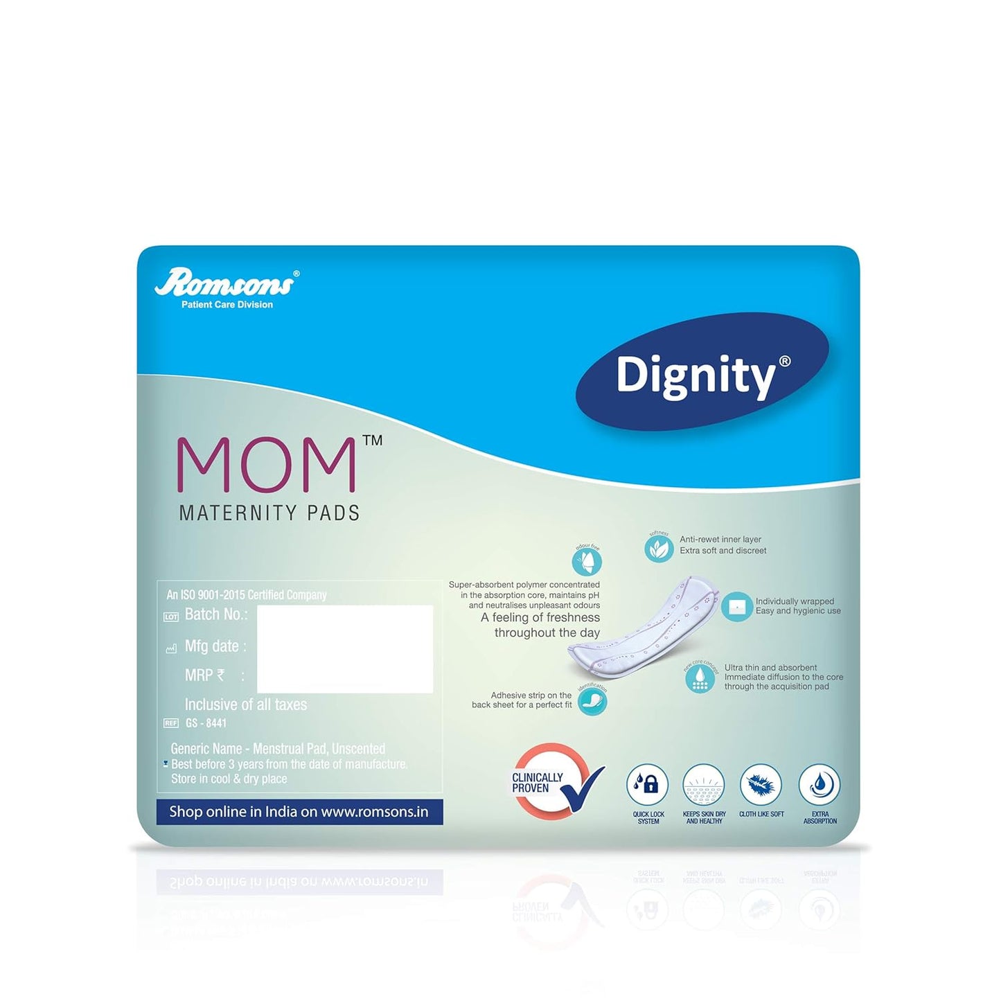 Romsons Dignity Mom Maternity Pads - 5 Pads