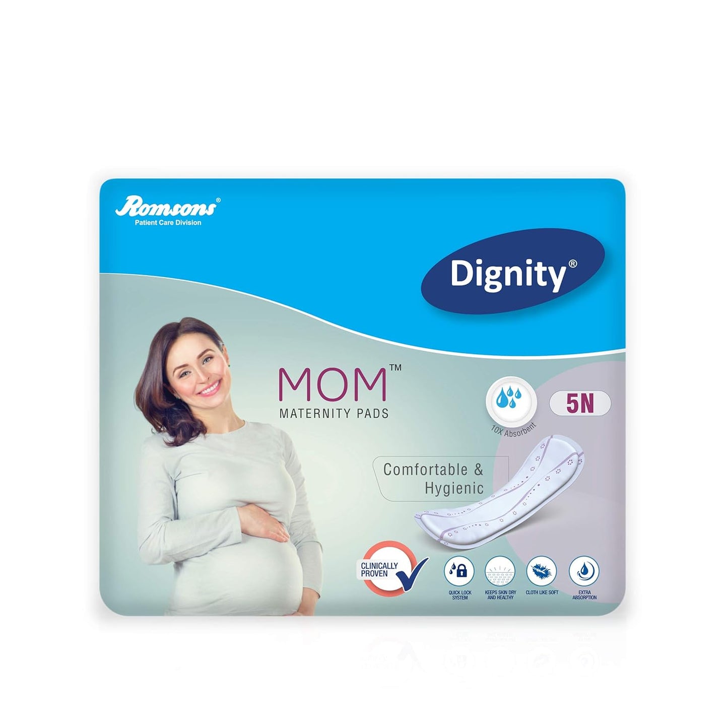 Romsons Dignity Mom Maternity Pads - 5 Pads