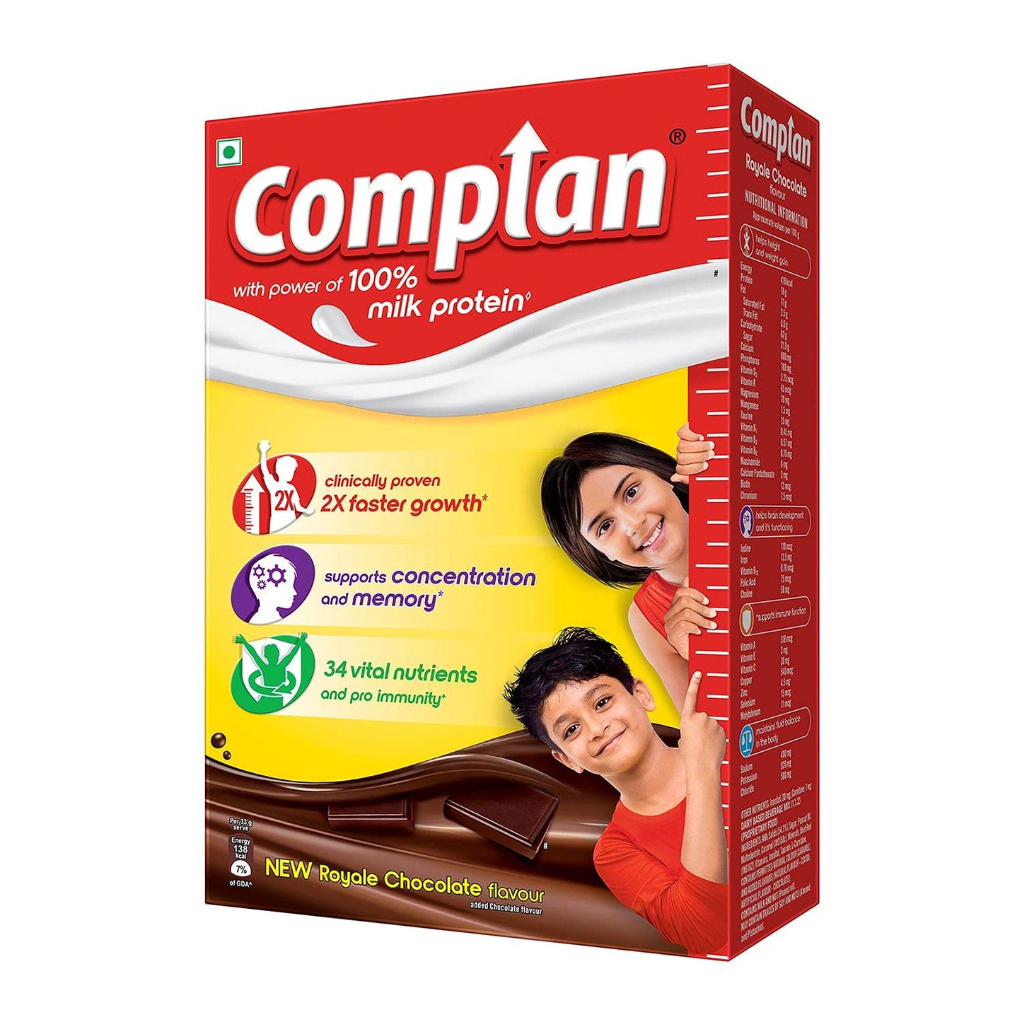 Complan Nutrition and Health Drink Royale Chocolate - 750gm (Refill)