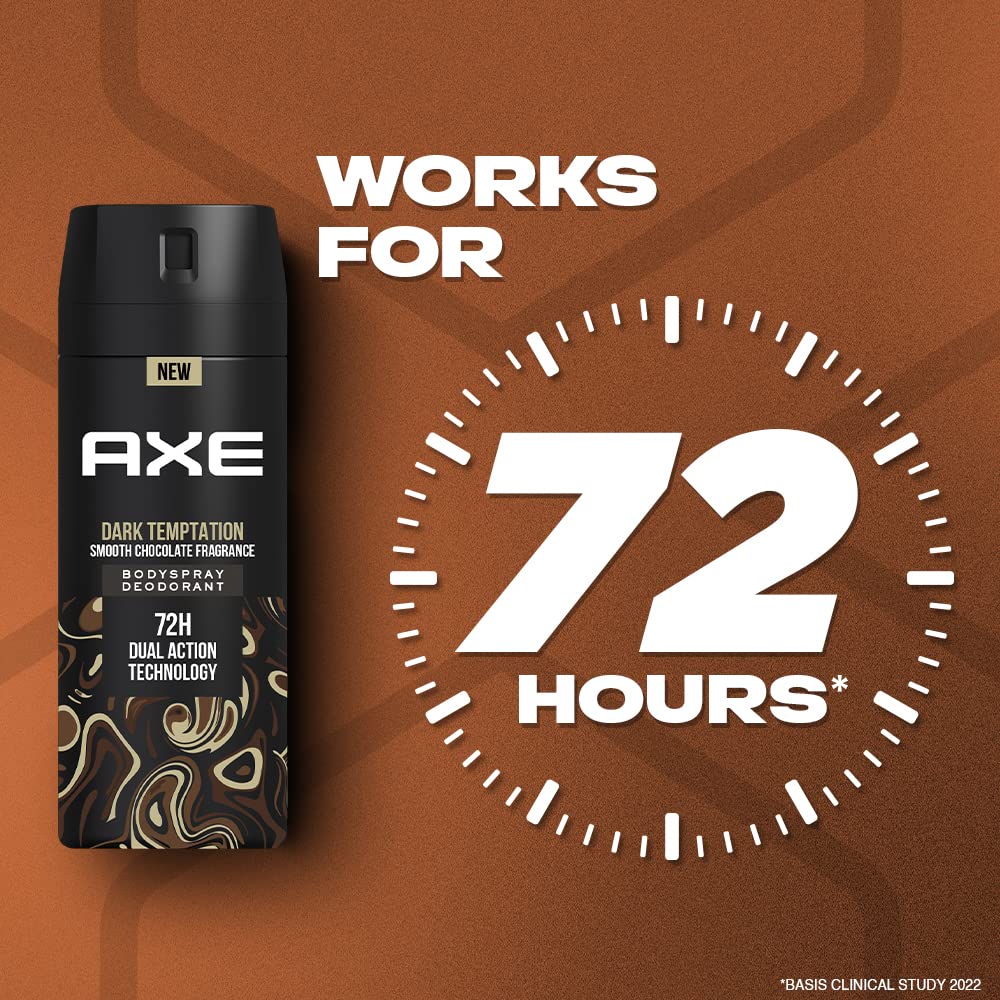 Axe Dark Temptation Long Lasting Deodorant for Men -150ml  [Product Information & Review]