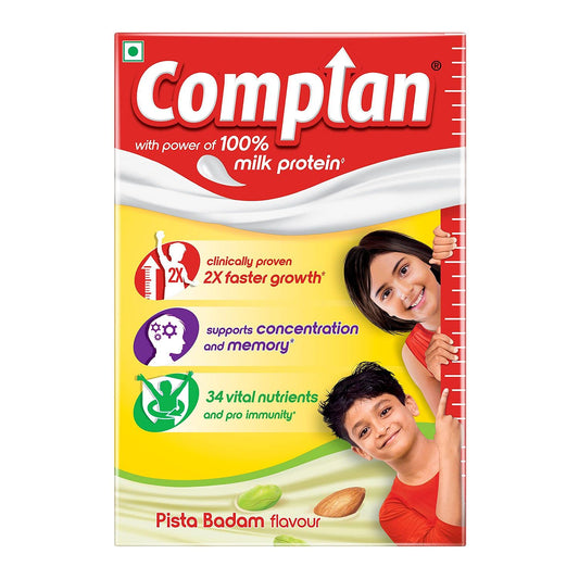 Complan Nutrition and Health Drink Pista Badam Flavour - 500gm (Refill)