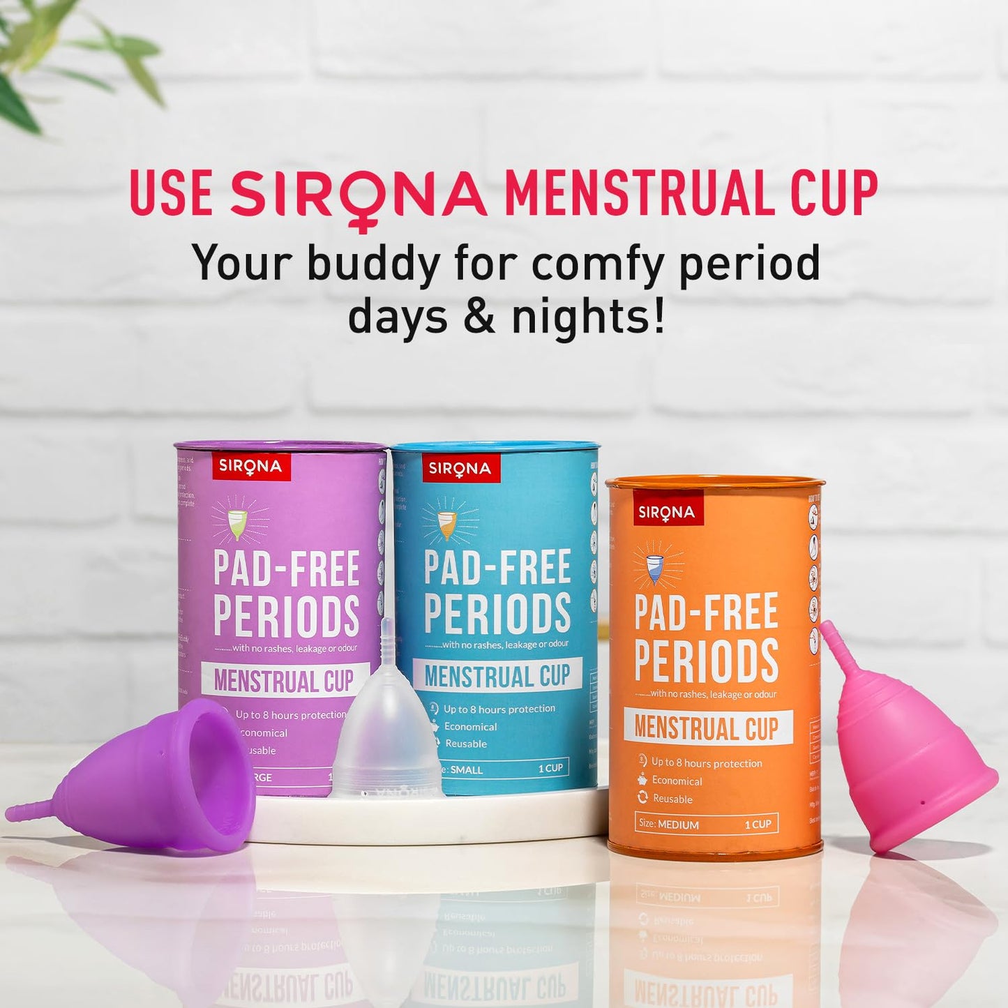 Sirona Reusable Menstrual Cup for Women Small - 1 Cup