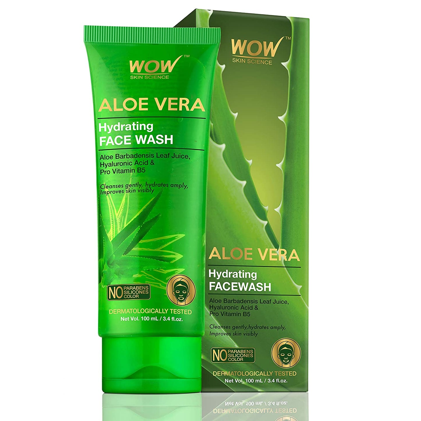 WOW Skin Science Aloe Vera Hydrating Face Wash - 100ml