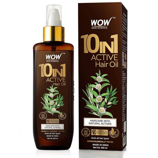 WOW Skin Science 10-in-1 Active Hair Oil - 200 ml