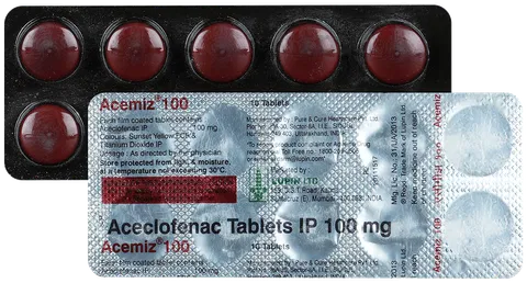 Acemiz 100Mg Tablet- 10