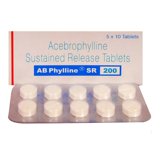 Medicine Name - Ab Phylline Sr 200 Tablet- 10It contains - Acebrophylline (200Mg) Its packaging is -10 Tablet SR in a strip