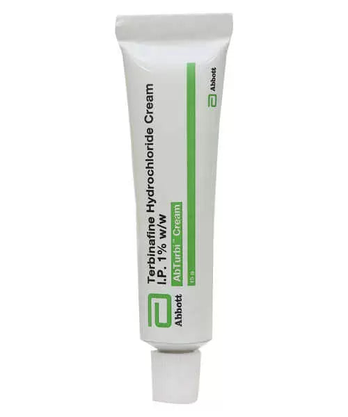 Medicine Name - Abturbi Cream- 15gmIt contains - Terbinafine (1% w/w) Its packaging is -15gm Cream in a tube