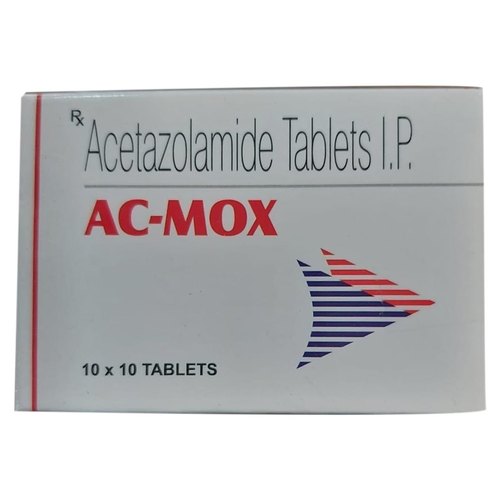 Medicine Name - Ac Mox Tablet- 10It contains - Acetazolamide (Na) Its packaging is -10 Tablet in a strip